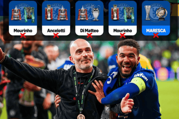 太危险！夺双冠=下课？英超历史仅5次 5次竟都是切尔西